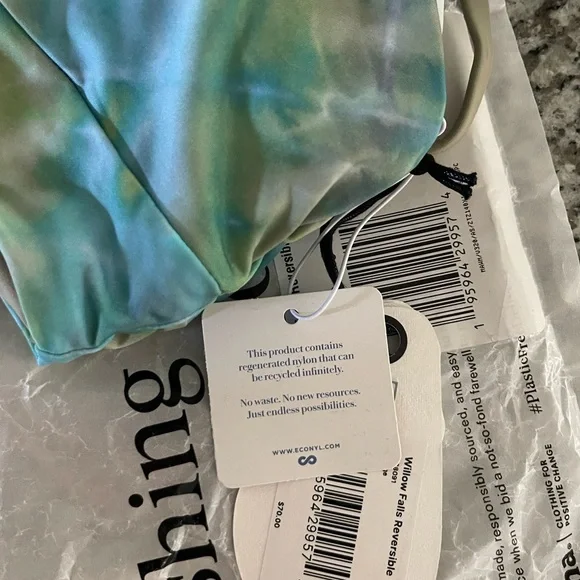 New With Tags prAna Willow Falls Reversible Bikini Top Size Small - Picture 7 of 11